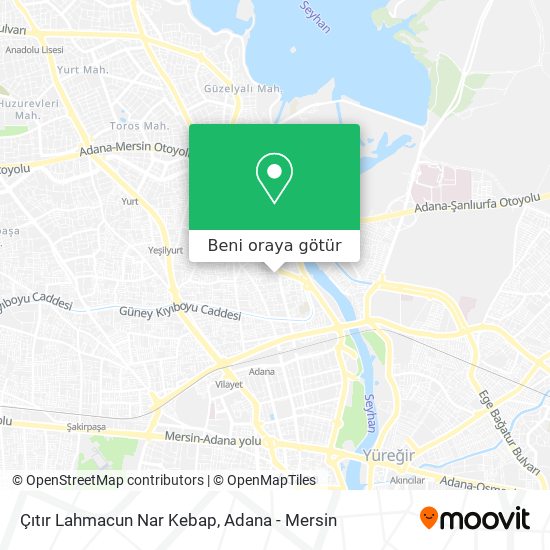 Çıtır Lahmacun Nar Kebap harita