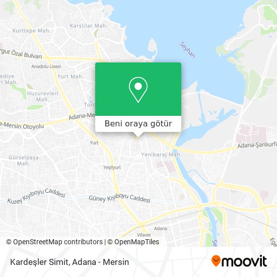 Kardeşler Simit harita