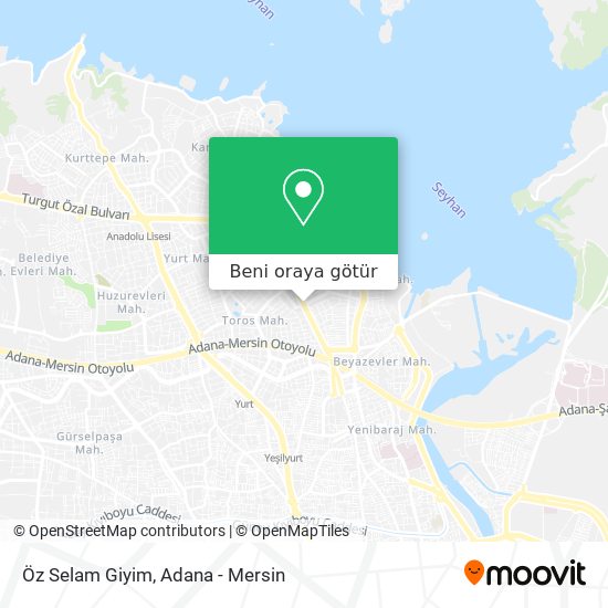 Öz Selam Giyim harita