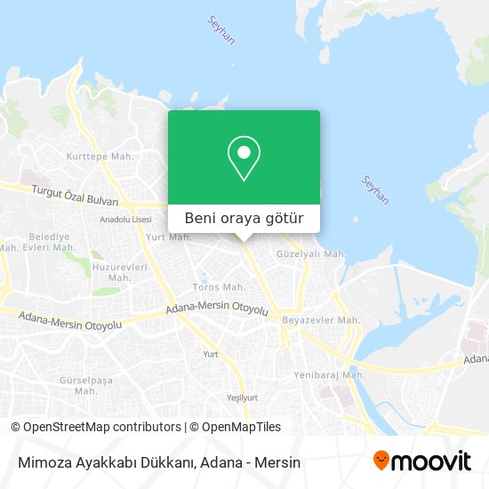 Mimoza Ayakkabı Dükkanı harita