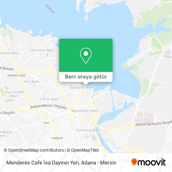 Menderes Cafe İsa Dayının Yeri harita