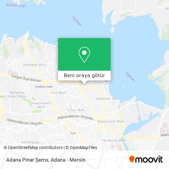 Adana Pınar Şems harita