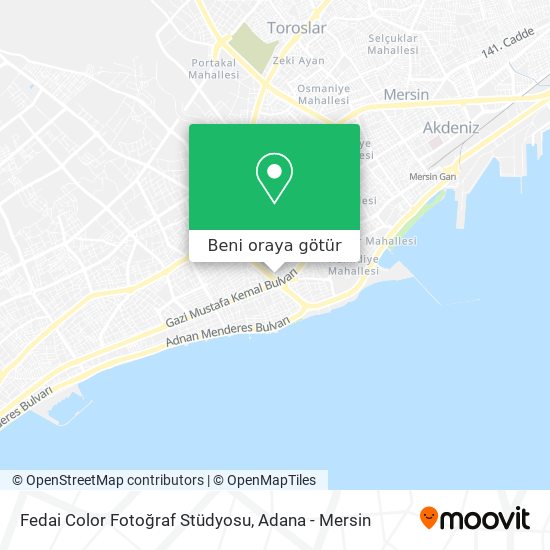 Fedai Color Fotoğraf Stüdyosu harita