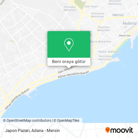 Japon Pazarı harita