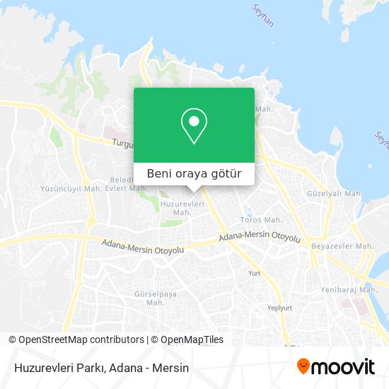 Huzurevleri Parkı harita