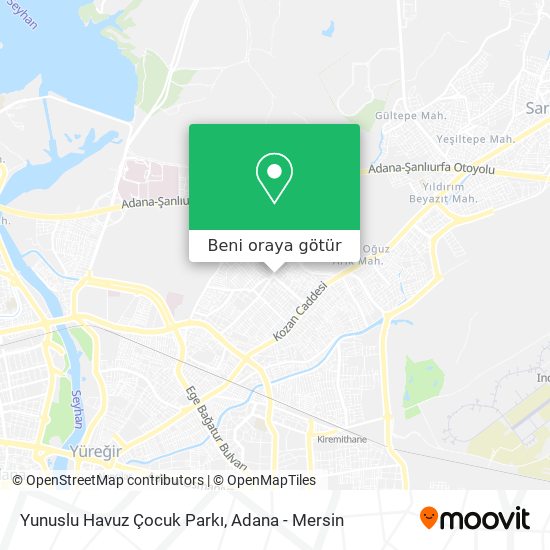 Yunuslu Havuz Çocuk Parkı harita