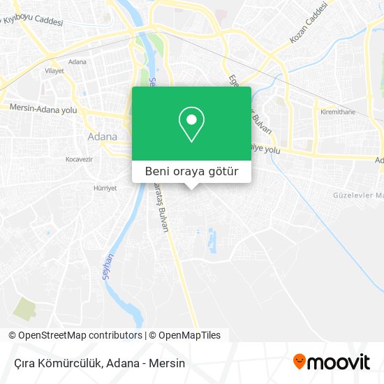 Çıra Kömürcülük harita