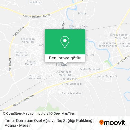 Timur Demircan Özel Ağız ve Diş Sağlığı Polikliniği harita