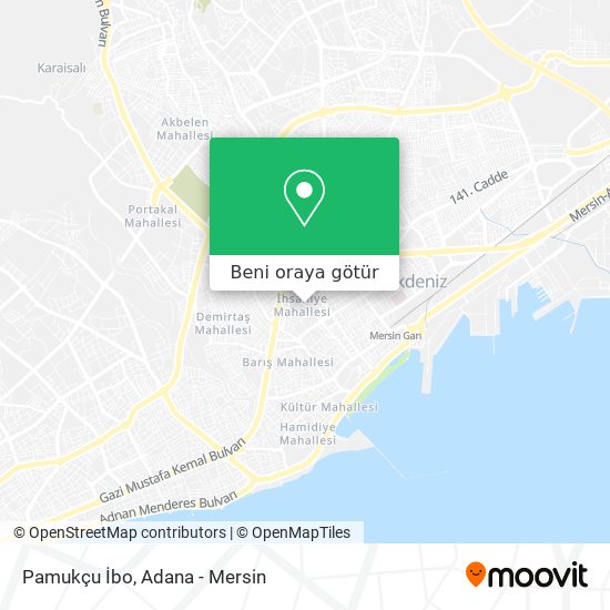 Pamukçu İbo harita