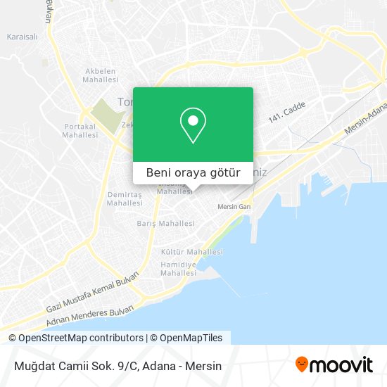 Muğdat Camii Sok. 9/C harita