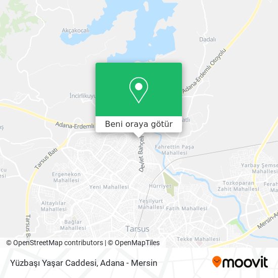 Yüzbaşı Yaşar Caddesi harita