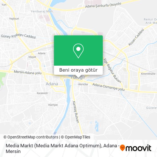 Media Markt (Media Markt Adana Optimum) harita