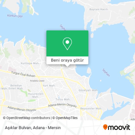 Aşıklar Bulvarı harita