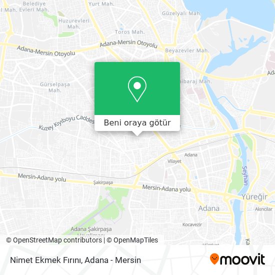 Nimet Ekmek Fırını harita