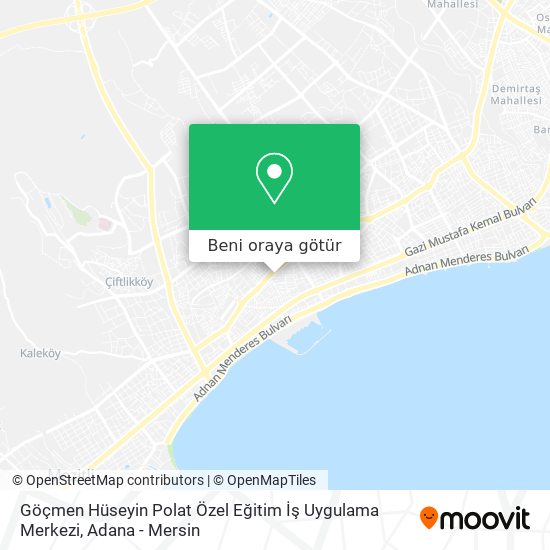 Göçmen Hüseyin Polat Özel Eğitim İş Uygulama Merkezi harita