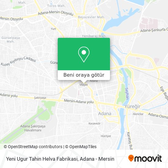 Yeni Ugur Tahin Helva Fabrikasi harita