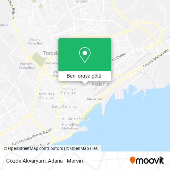 Gözde Akvaryum harita