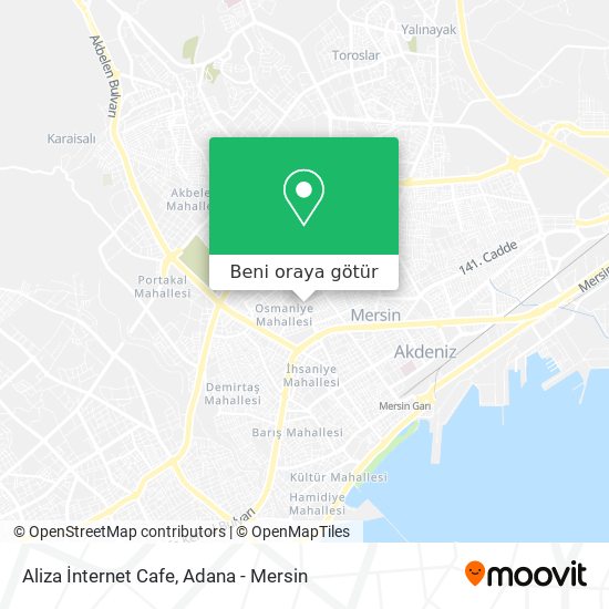 Aliza İnternet Cafe harita