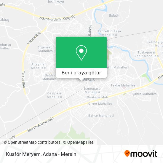 Kuaför Meryem harita