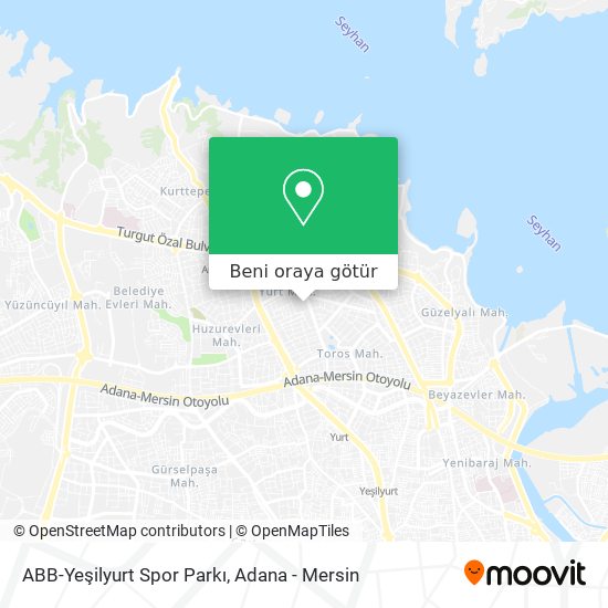ABB-Yeşilyurt Spor Parkı harita