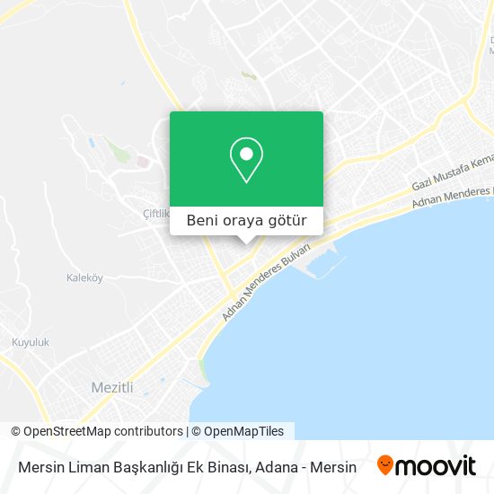 Mersin Liman Başkanlığı Ek Binası harita