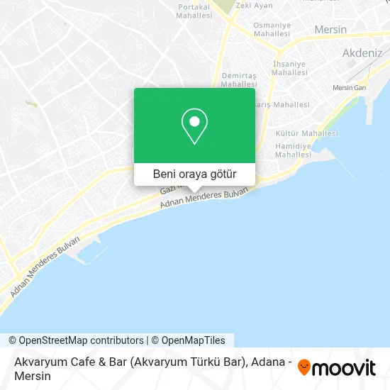 Akvaryum Cafe & Bar (Akvaryum Türkü Bar) harita