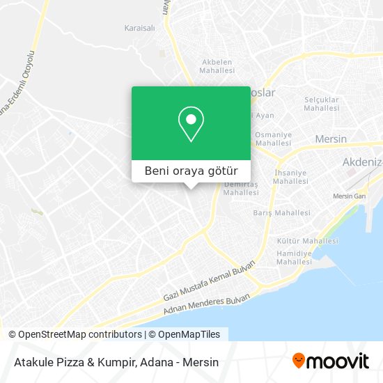 Atakule Pizza & Kumpir harita
