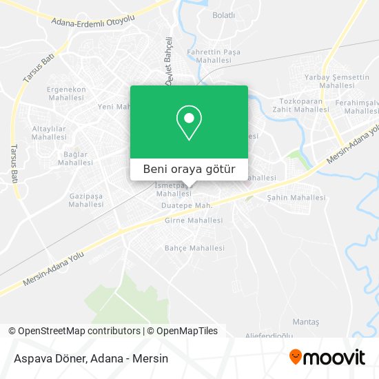 Aspava Döner harita