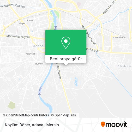 Köylüm Döner harita
