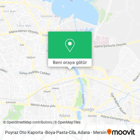 Poyraz Oto Kaporta -Boya-Pasta-Cila harita