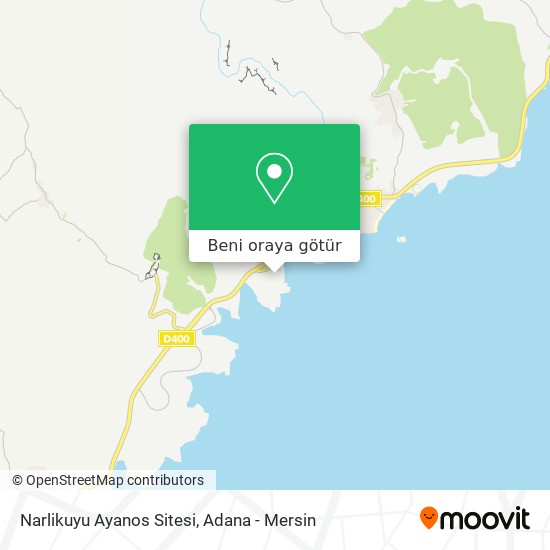 Narlikuyu Ayanos Sitesi harita