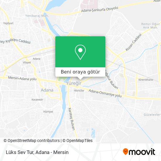 Lüks Sev Tur harita
