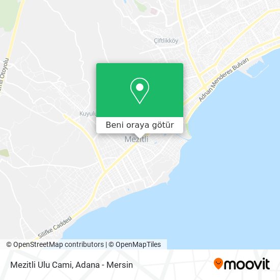 Mezitli Ulu Cami harita