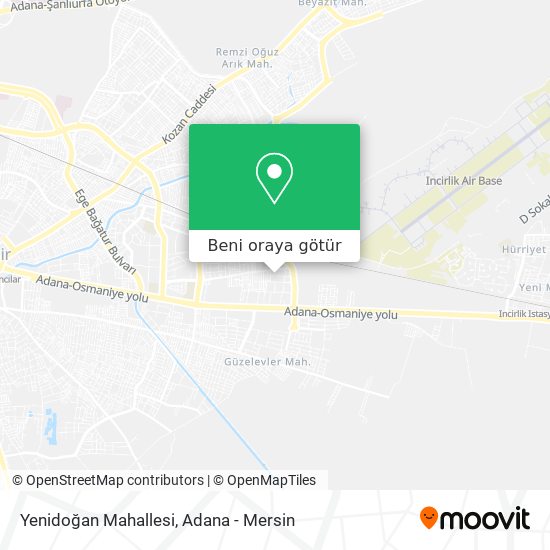 Yenidoğan Mahallesi harita