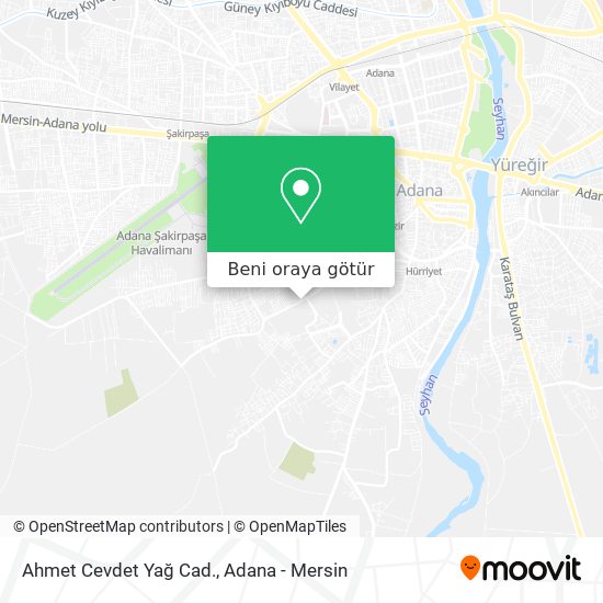 Ahmet Cevdet Yağ Cad. harita