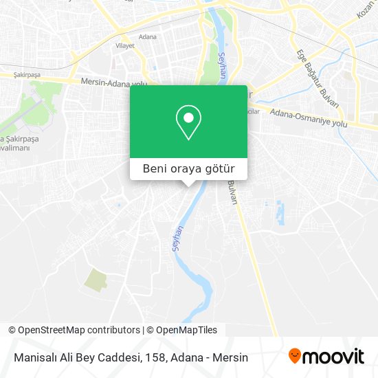 Manisalı Ali Bey Caddesi, 158 harita