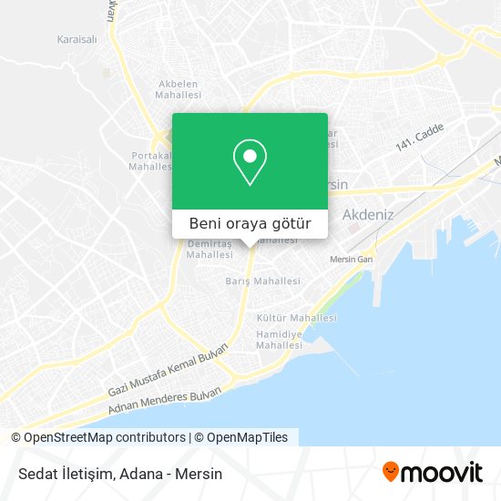 Sedat İletişim harita
