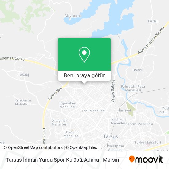 Tarsus İdman Yurdu Spor Kulübü harita