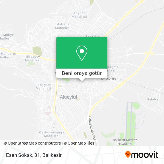 Esen Sokak, 31 harita