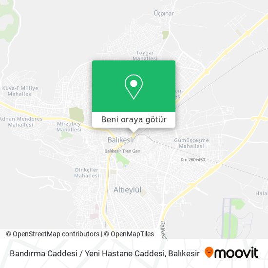 Bandırma Caddesi / Yeni Hastane Caddesi harita