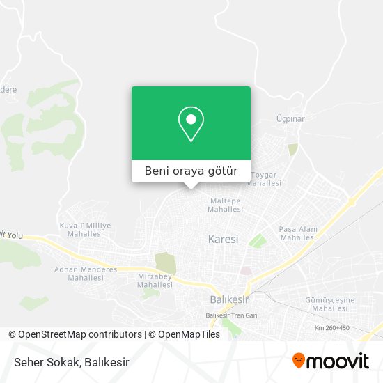 Seher Sokak harita