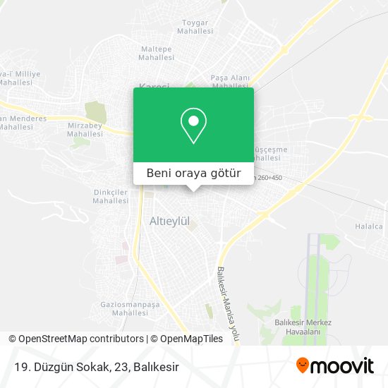 19. Düzgün Sokak, 23 harita