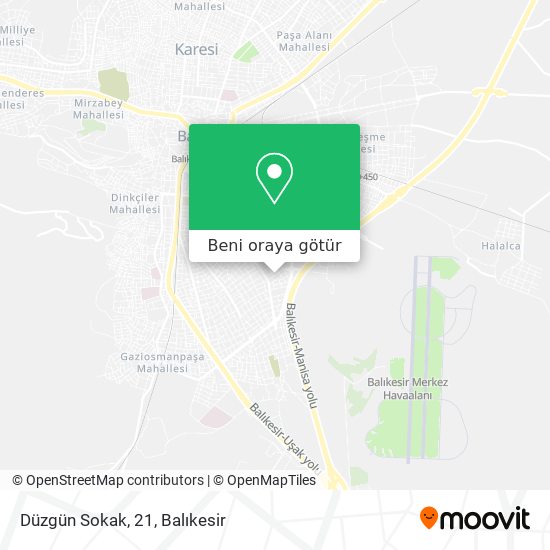 Düzgün Sokak, 21 harita