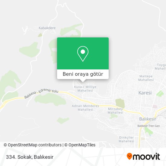 334. Sokak harita