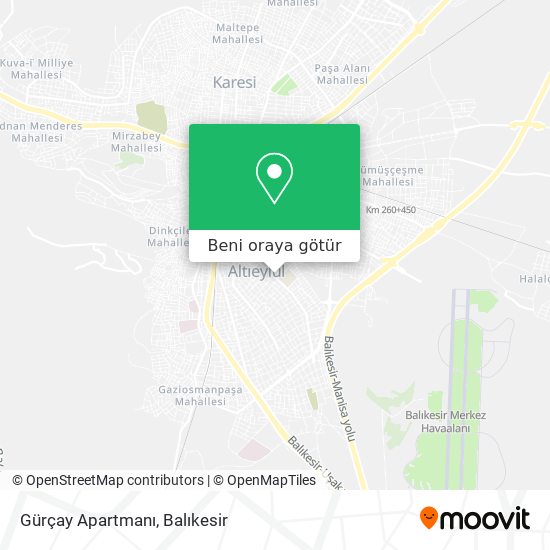 Gürçay Apartmanı harita
