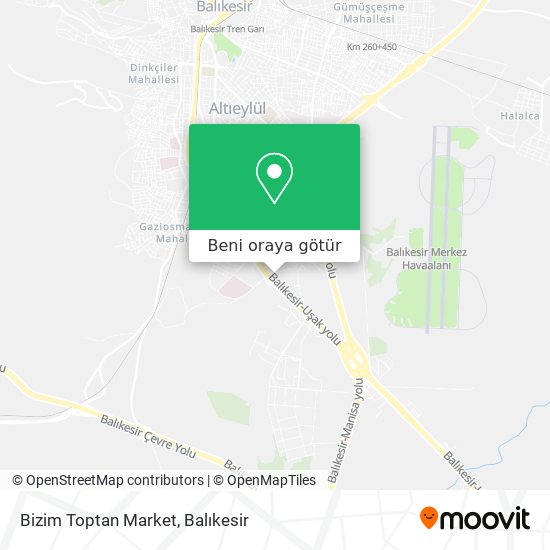 Bizim Toptan Market harita