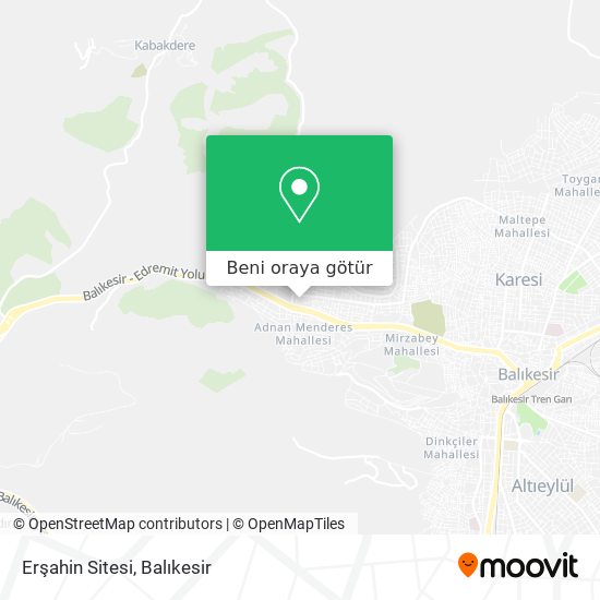 Erşahin Sitesi harita