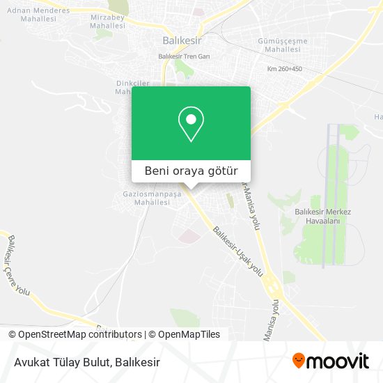 Avukat Tülay Bulut harita