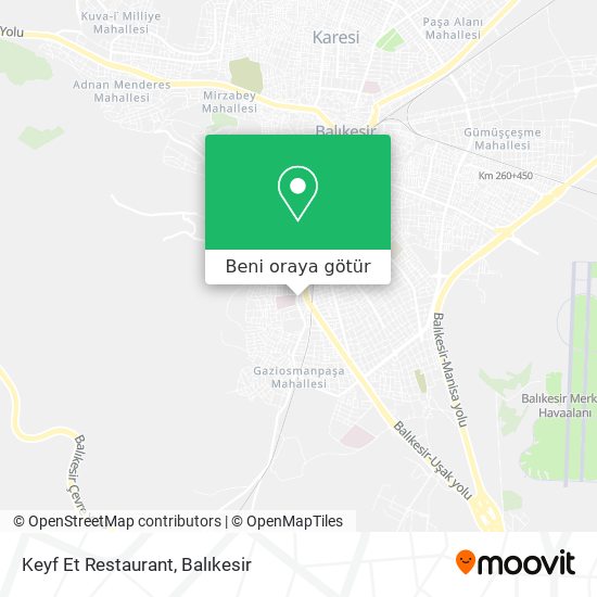 Keyf Et Restaurant harita
