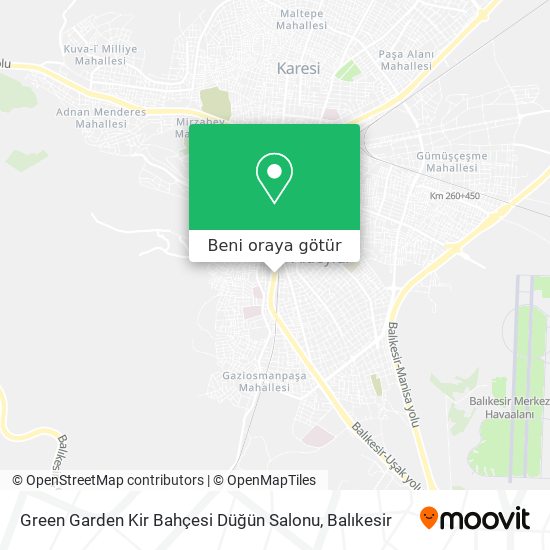 Green Garden Kir Bahçesi Düğün Salonu harita